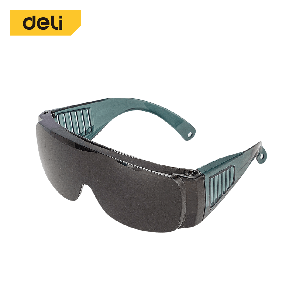 แว่นตากันฝุ่น DELI DL23902-BK-01 เลนส์สีดำ 5.5X16X4.5ซม.